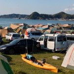 多田良北浜キャンプ場のテント区画