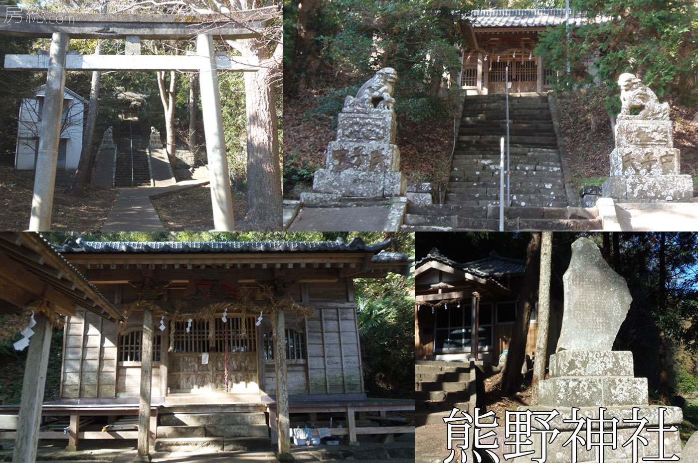 熊野神社（南房総市和田町仁我浦）の境内