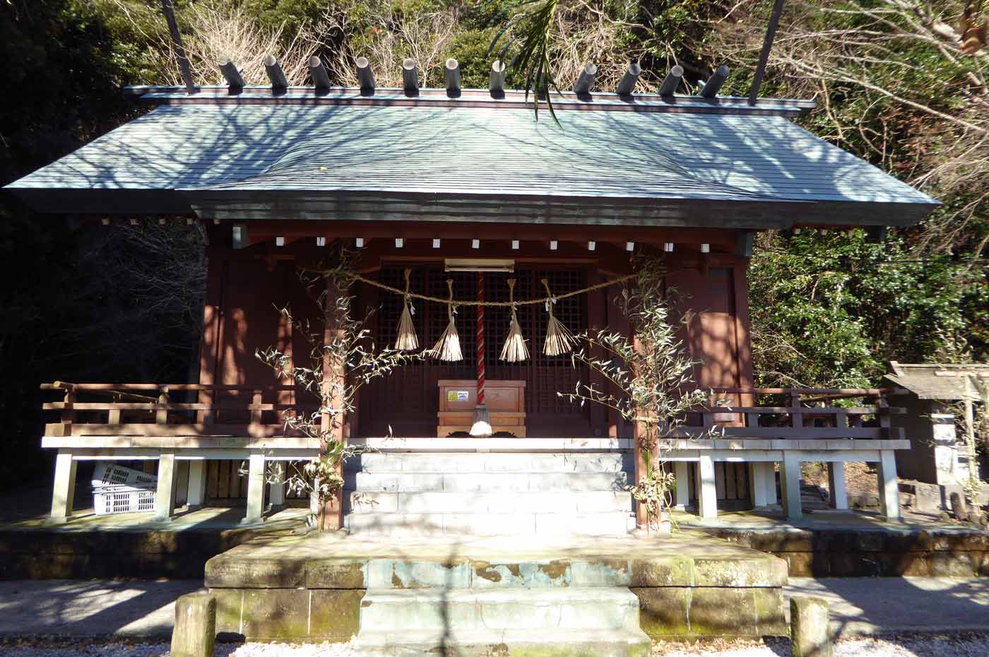 稲荷神社拝殿の画像