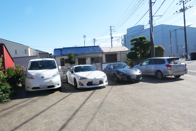 Indy’sの駐車場