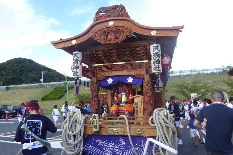 久枝　天満神社の屋台
