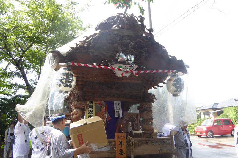 浜下　神明神社の屋台