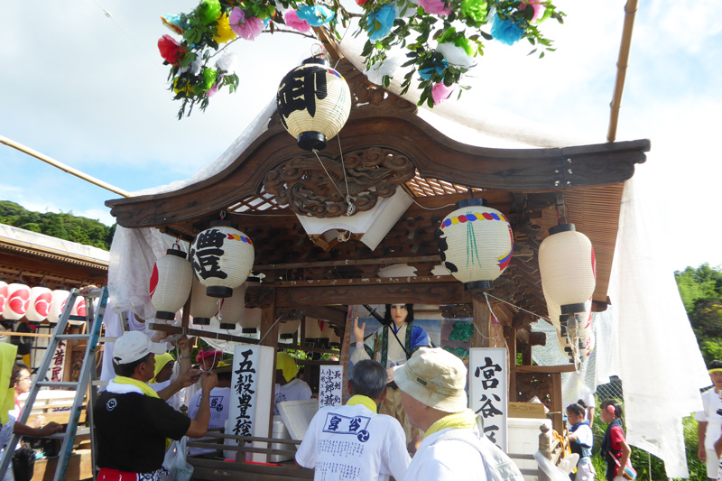 宮谷　八雲神社の屋台