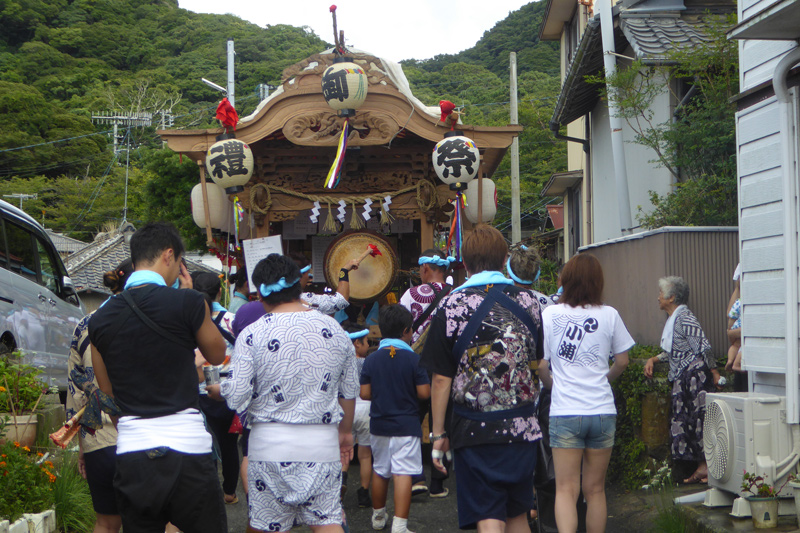 小浦　神明神社の屋台