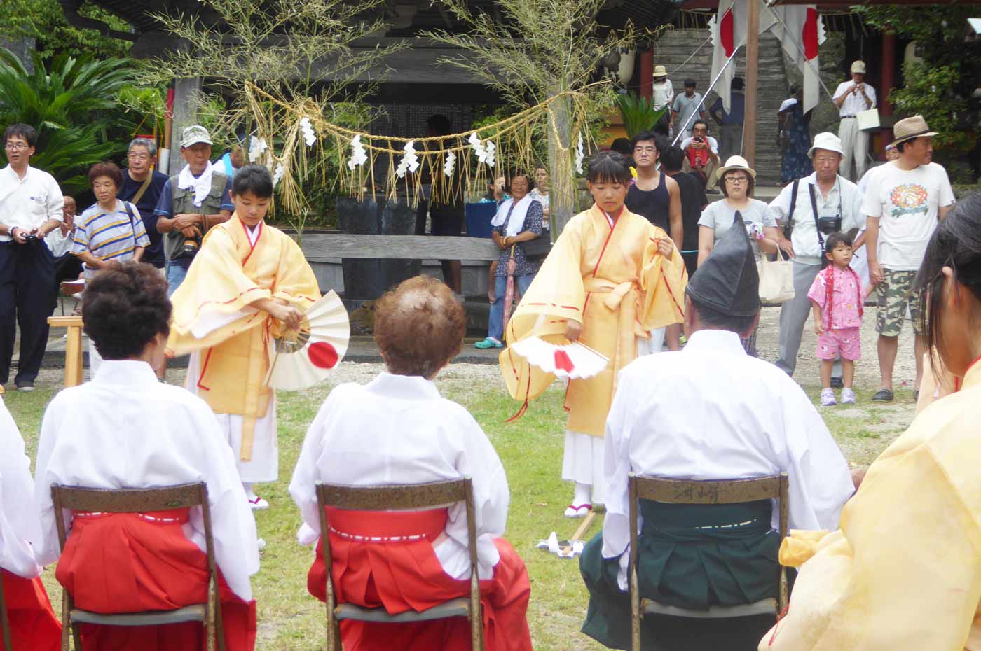 洲崎神社の鹿島踊り