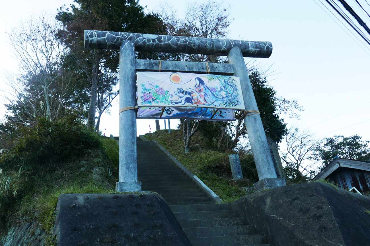 滝田神社の鳥居の画像