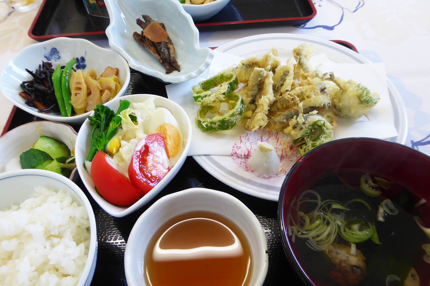 天ぷら定食の画像