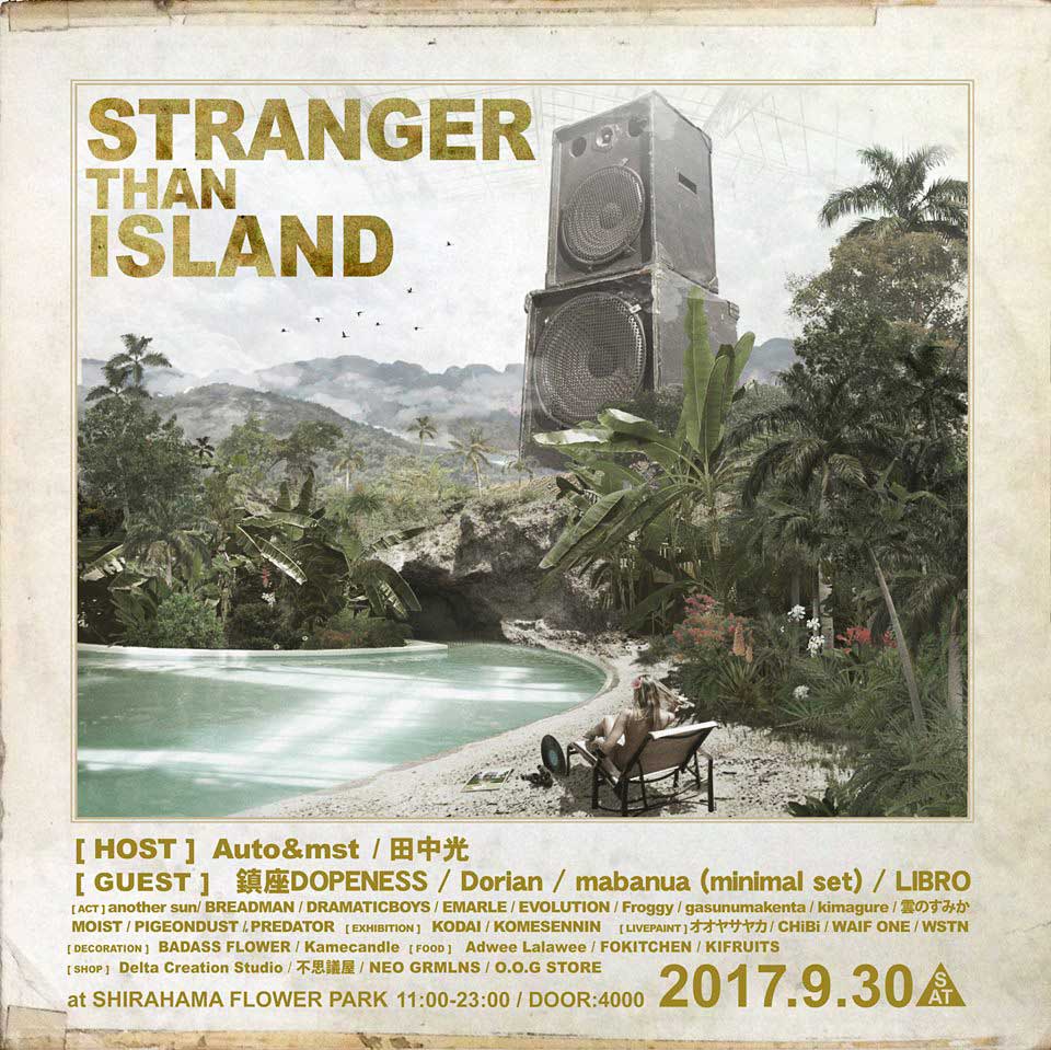 STRANGER THAN ISLAND 2017のチラシ