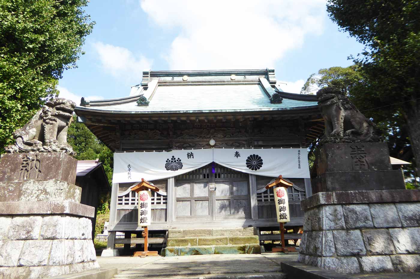 亀ヶ原八幡神社の拝殿