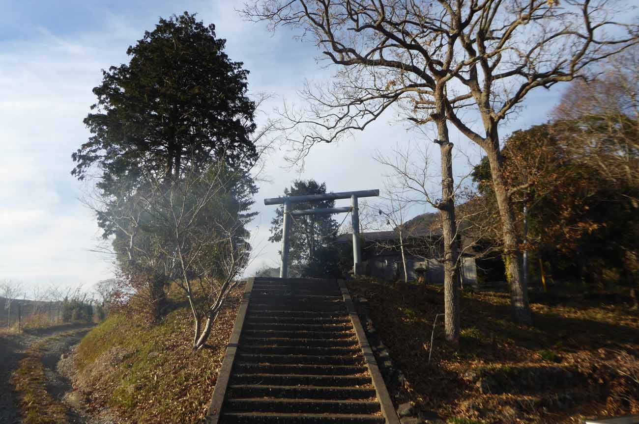 御嶽神社の鳥居の画像