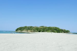 沖ノ島の全景画像