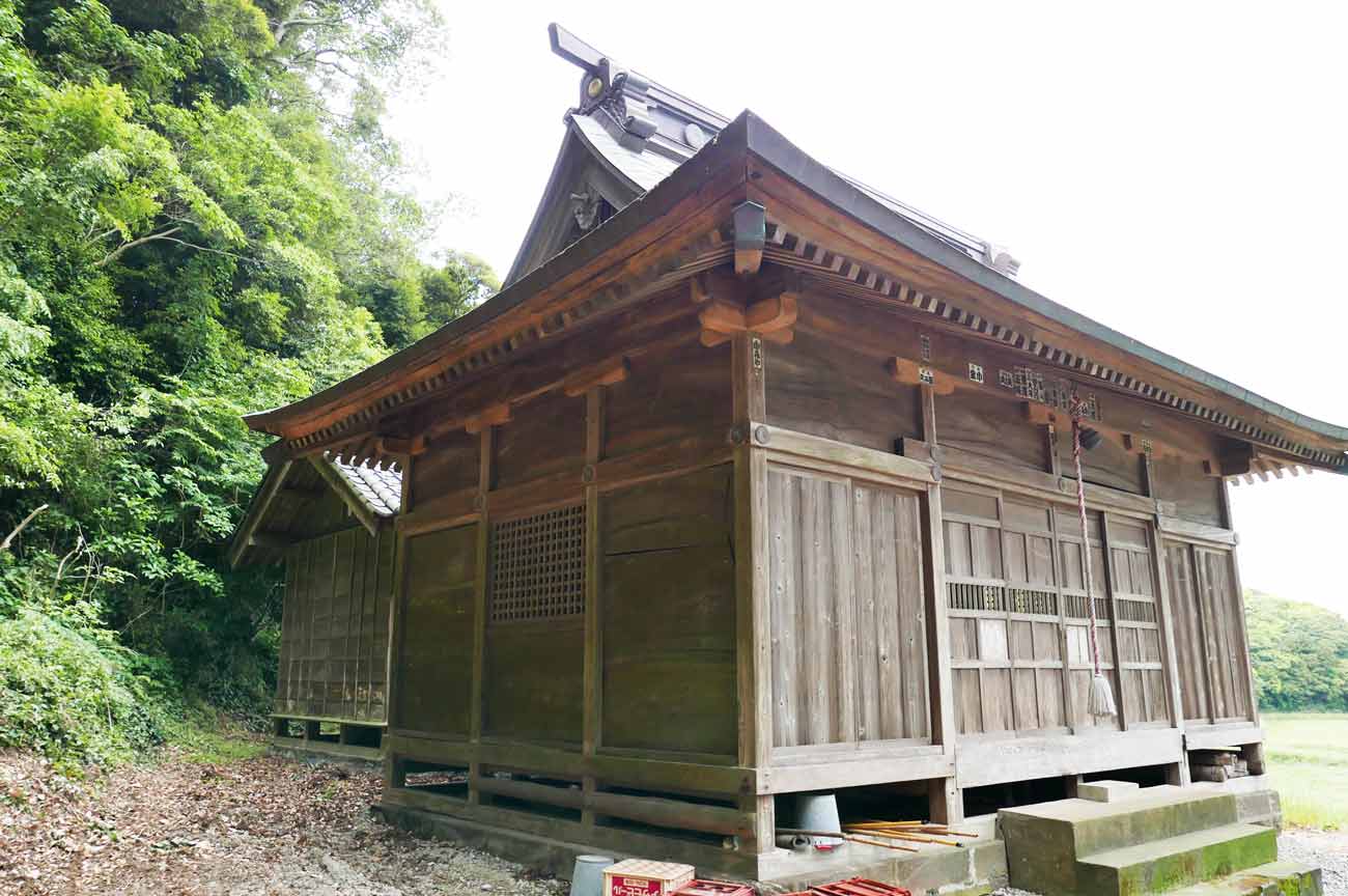 日枝神社拝殿と本殿の画像