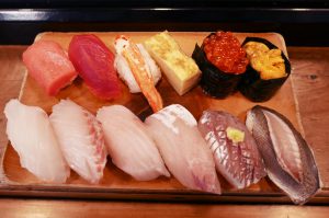 巴寿司の地魚寿司の画像