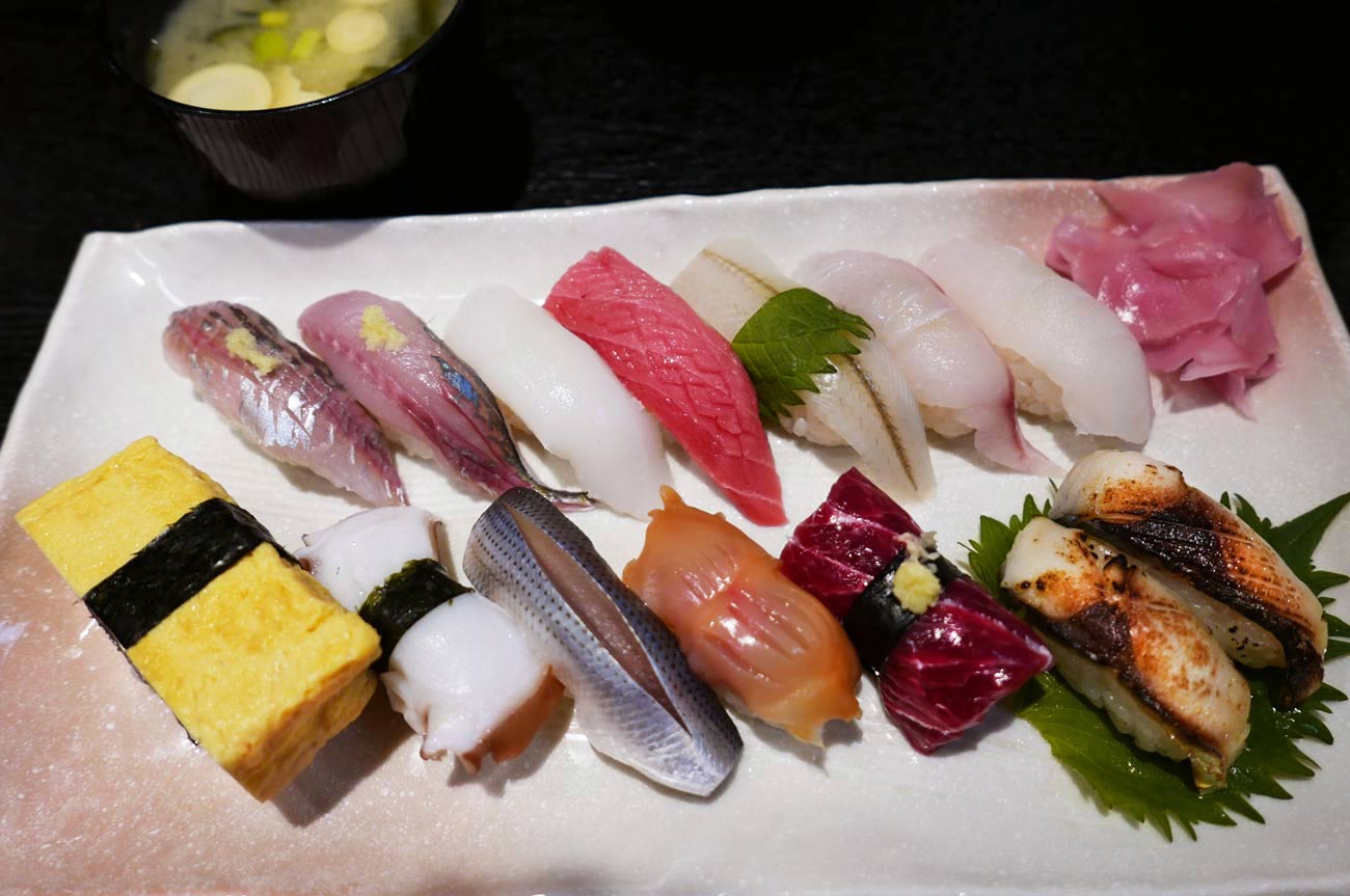 江戸銀の地魚寿司の画像