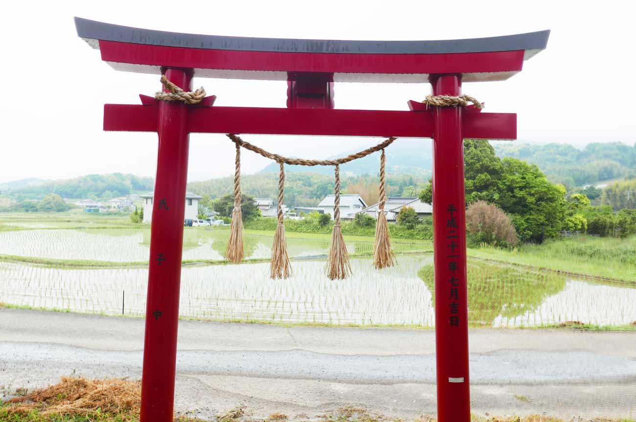 佐野八幡神社の鳥居の画像