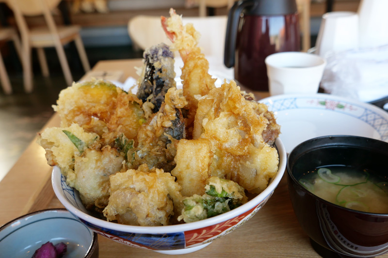 オールスター天丼上から