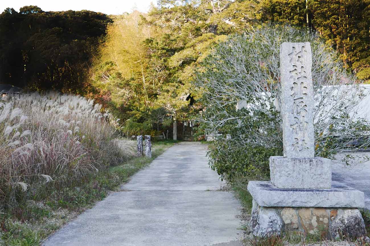北辰神社の参道