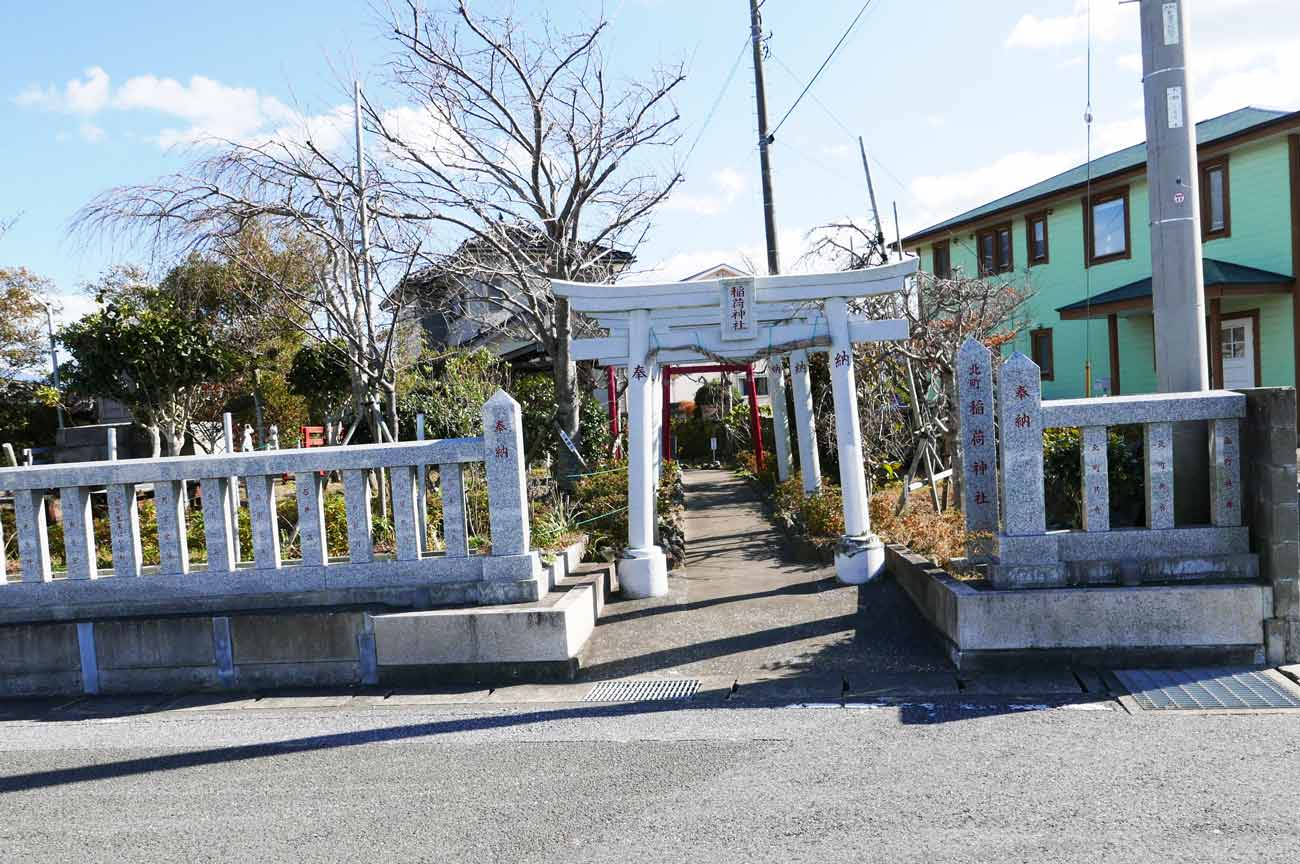 北町稲荷神社の入口