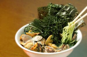 中国料理 海花【アサリとごいし海苔ラーメン】