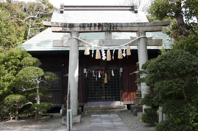 粟島神社の鳥居