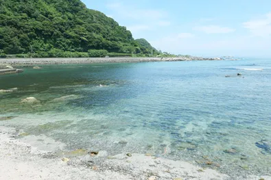 風津ヶ浜の風景