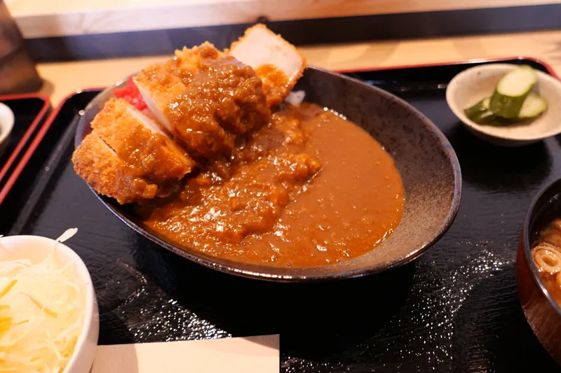 厚切りかつカレー定食