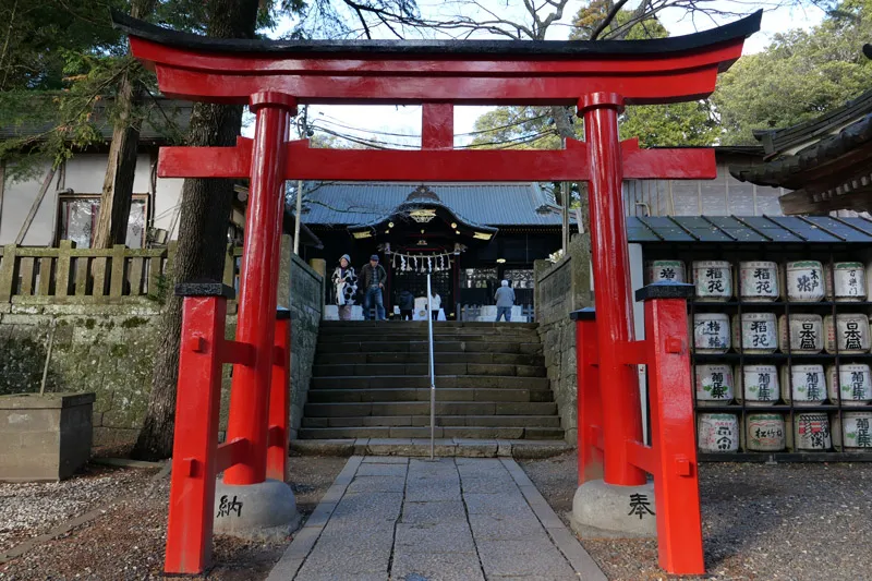 境内入口の両部鳥居