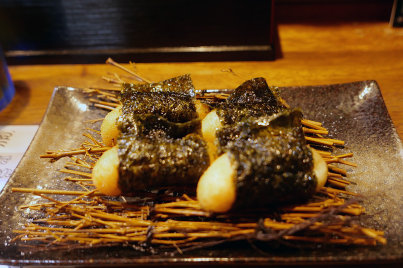 名物の自然薯磯辺揚げ