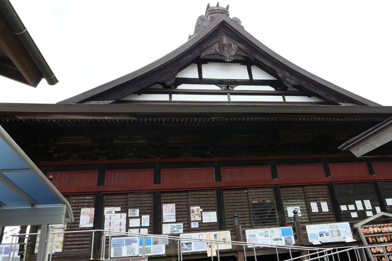 本堂横の貼り紙