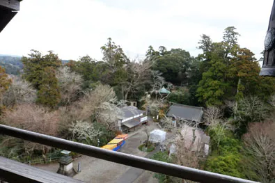 観音堂の最上階