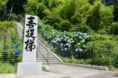 菩提梯の石碑