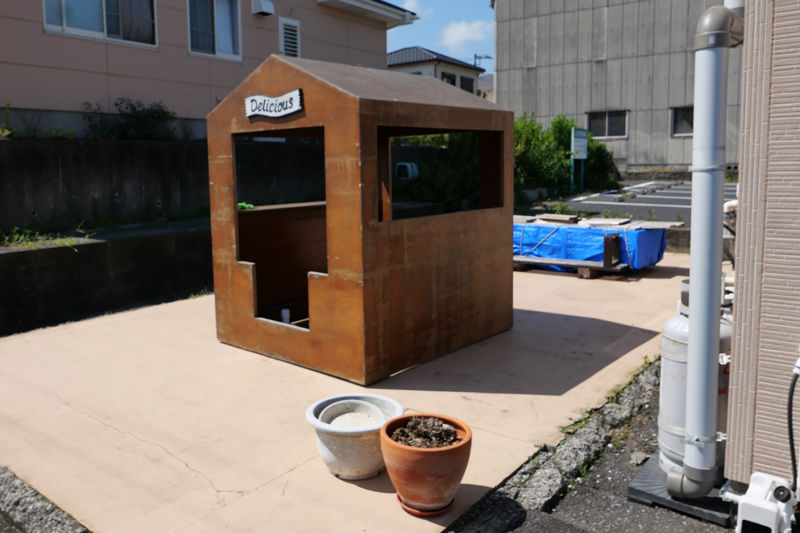 ドッグラン建設中