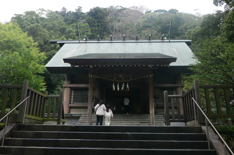 安房國 安房神社の拝殿