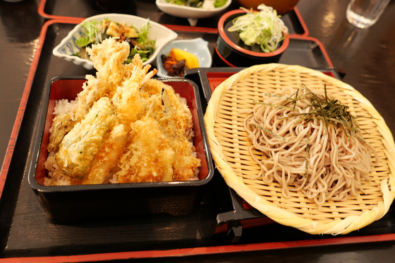 天重と麺セット