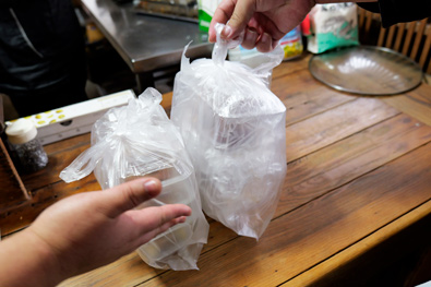テイクアウトした焼き鳥