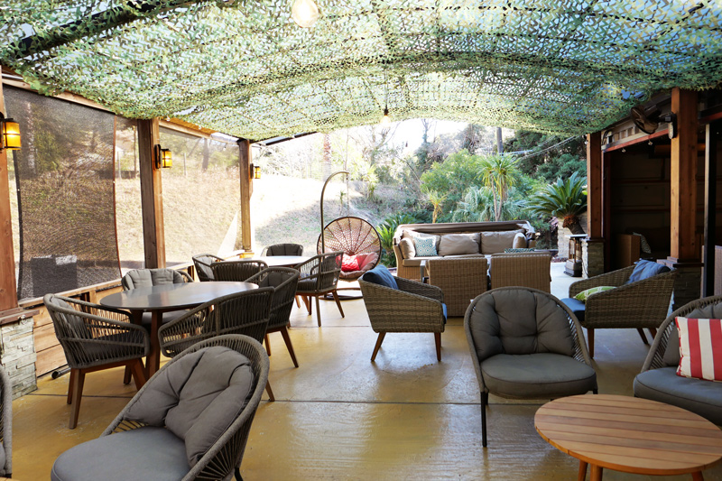 お洒落な屋外用家具