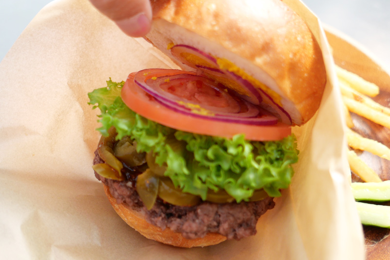 スパイシーバーガーの中身