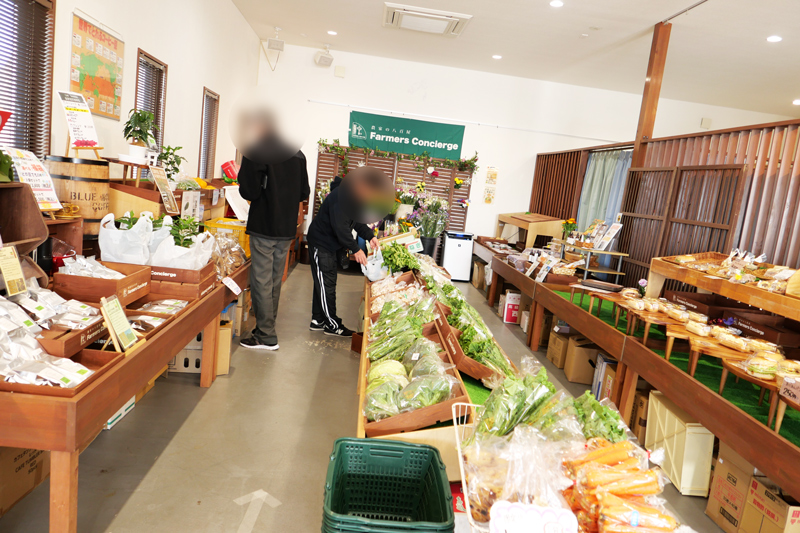 地元野菜コーナー