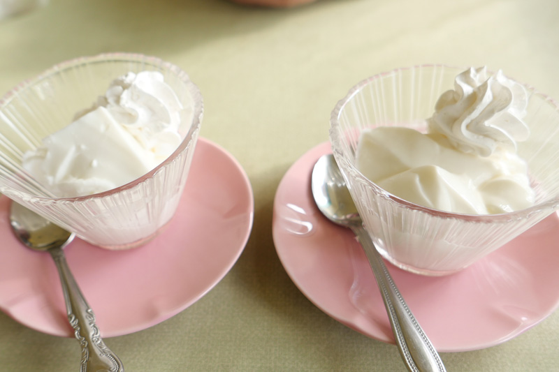 パンナコッタと杏仁豆腐