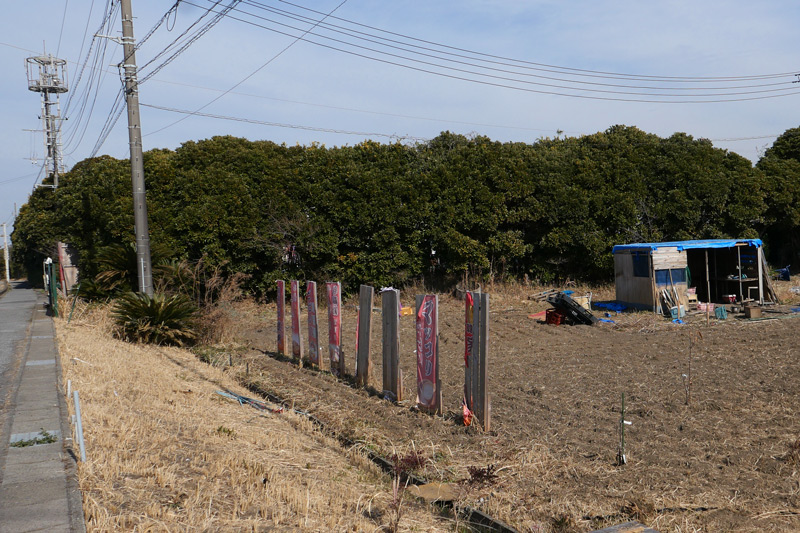 国道465号線のノボリ