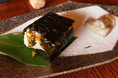 玄米むすび（ネギ味噌）