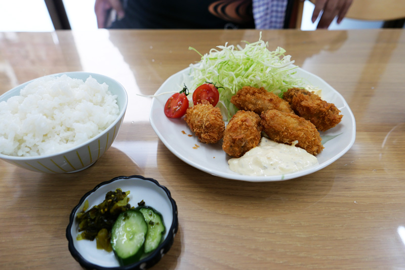 カキフライ定食