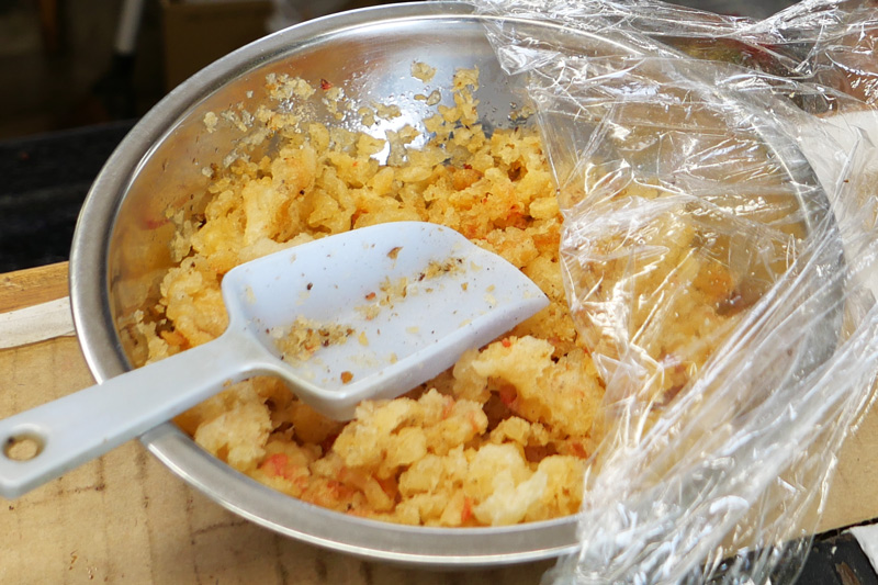 自家製の天かす