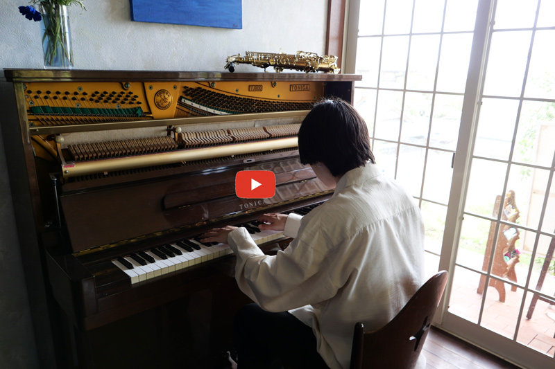 オーナーのピアノ演奏