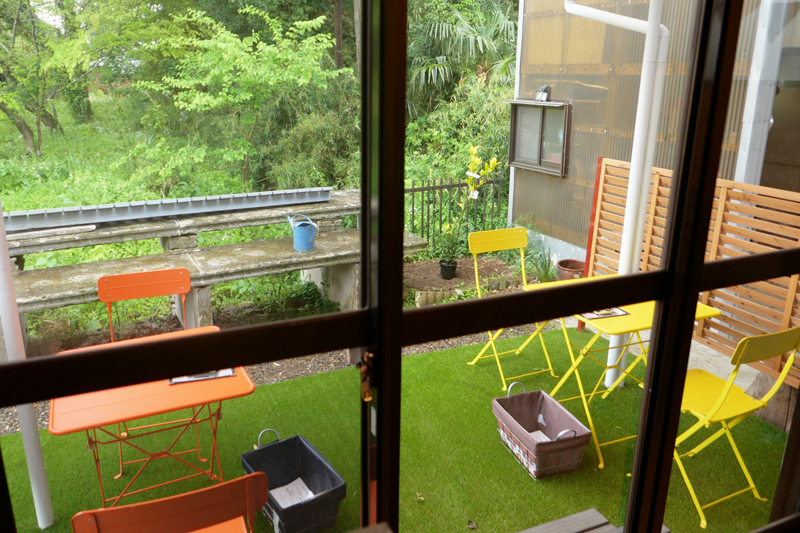 犬ＯＫのテラス席