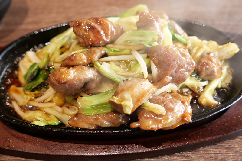 鉄板ハラミ焼き定食