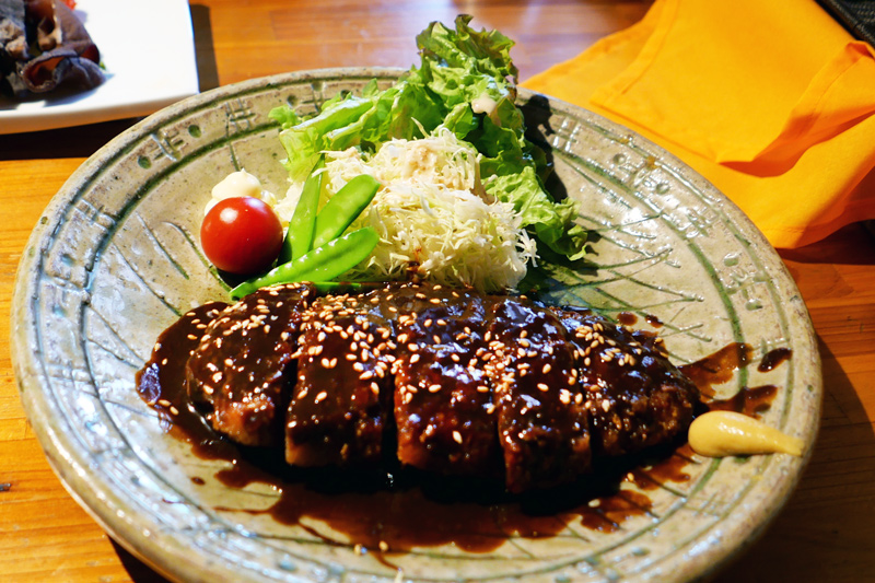 甘だれ味噌とんかつ