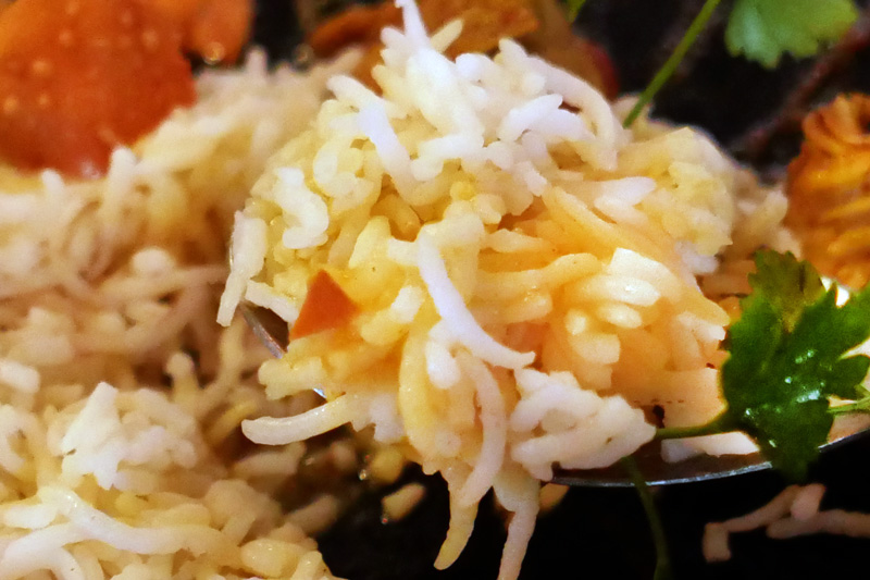 バスマティライスのアップ