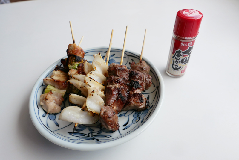 焼き鳥（ねぎま・軟骨・豚ハラミ）