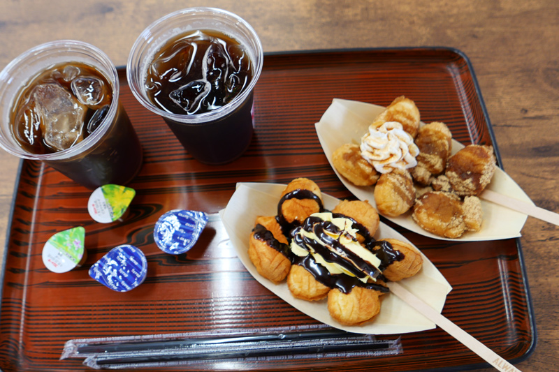 コーヒーと誕生焼き